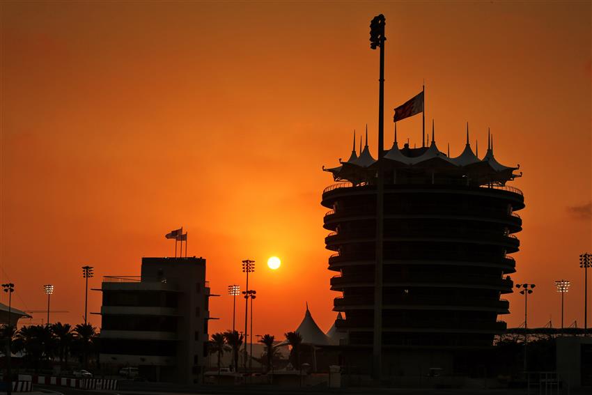 Bahrain Circuit sunset